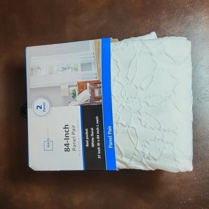 Mainstays 84-inch panel pair curtains NWT